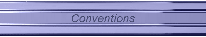 Conventions